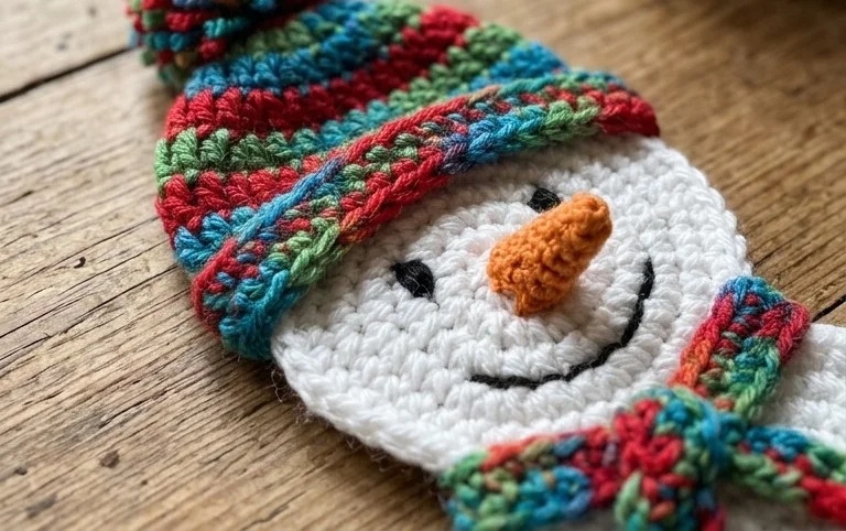 Crochet Snowman Appliqué Ideas: Charming Designs for Winter Projects