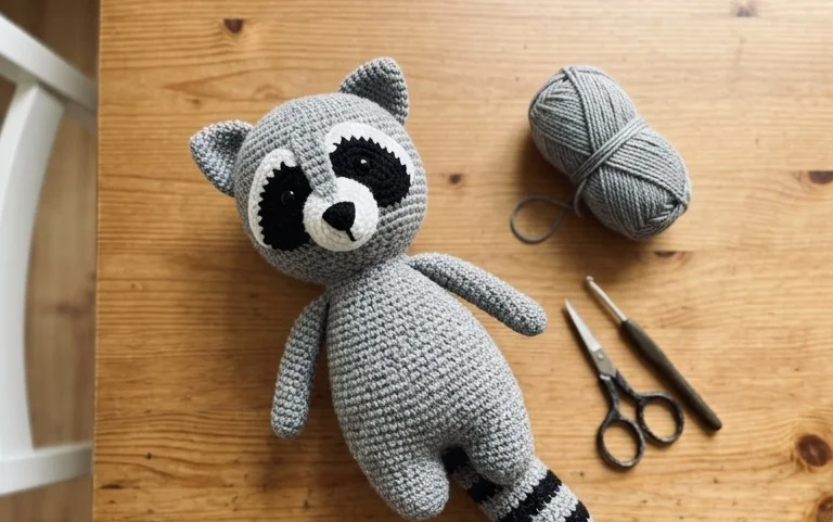 Amigurumi Waschbär häkeln: Kostenlose Anleitung für Anfänger