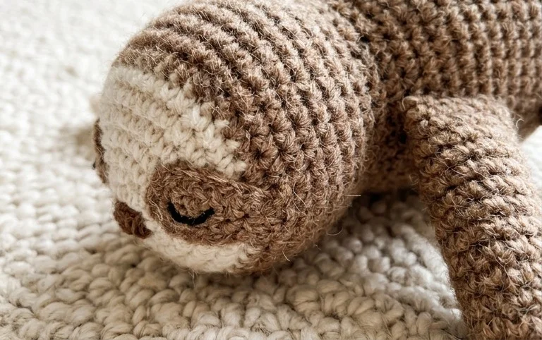 Freddy the Sloth Crochet Free Pattern Step by Step
