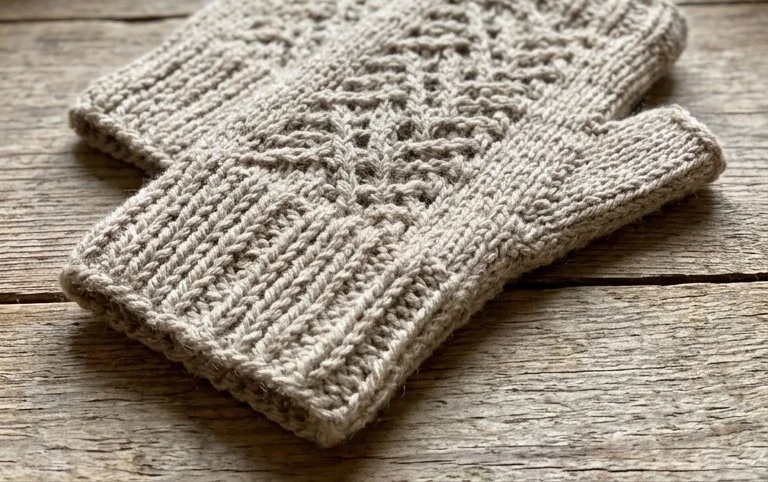 Cloudburst Lace Fingerless Mitts Free Knitting Pattern
