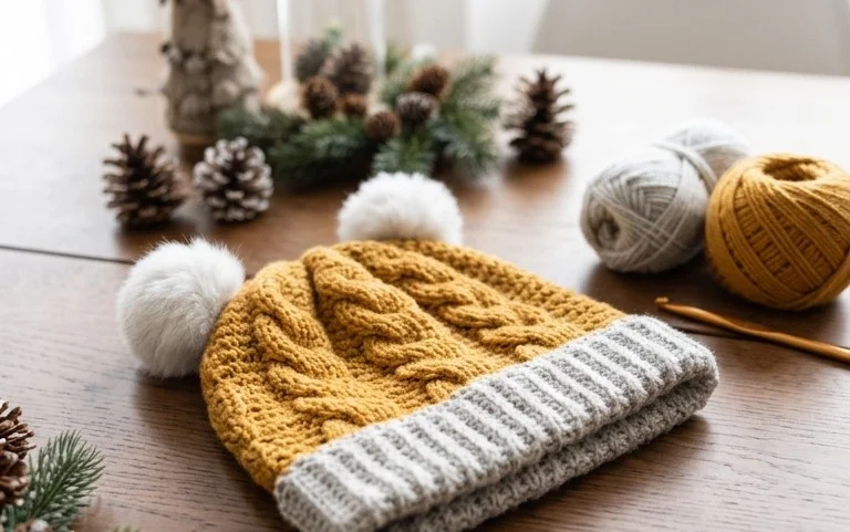 Einfache Wintermütze häkeln: Schritt für Schritt Anleitung