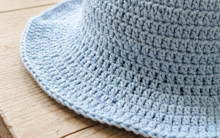 Easy Crochet Toddler Sun Hat Pattern + Photo Tutorial