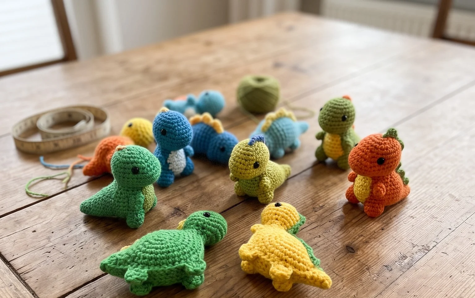 Baby Dinosaurier häkeln: Kostenlose Anleitung für Anfänger