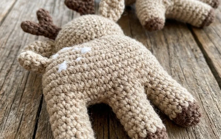 Amigurumi Christmas Easy Mini Deer Free Pattern-1