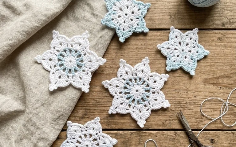 39 kostenlose Schneeflocken häkeln: Ideen für Weihnachten