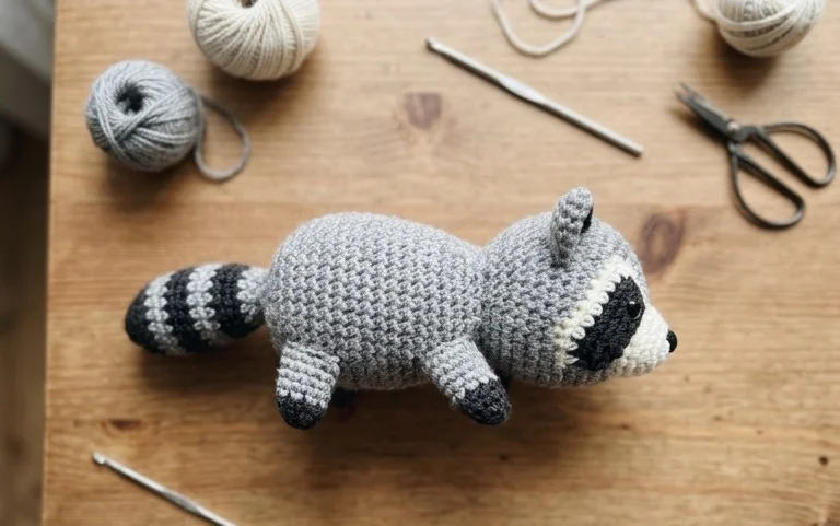 Kostenlose Anleitung: Amigurumi-Waschbär häkeln für Anfänger